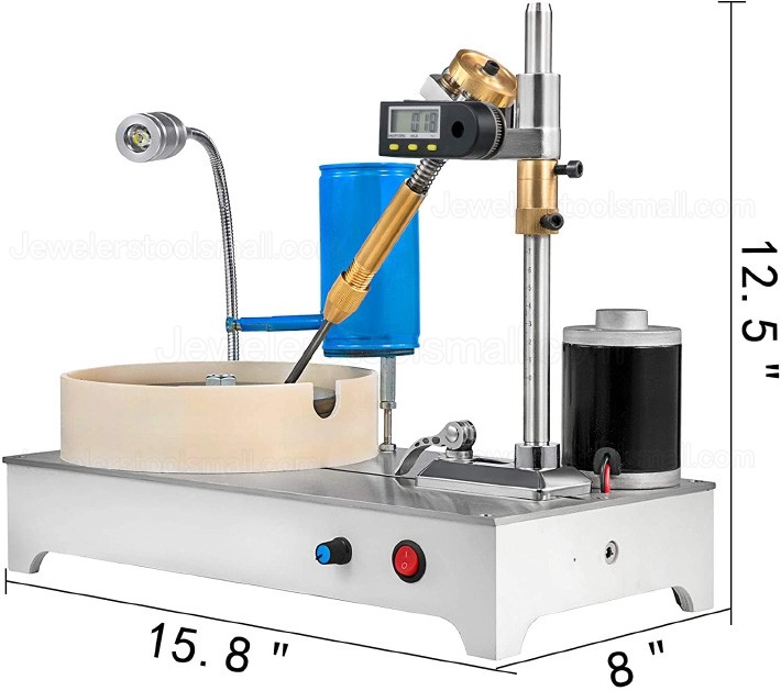 1800RPM Jewelry Gem Faceting Machine Jade Grinding Polishing Machine